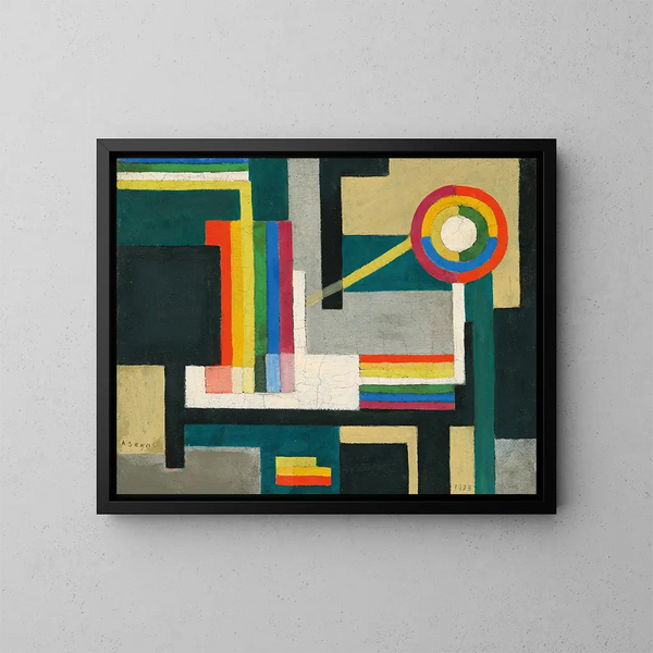 Composition - Arthur Segal — quadro incorniciato alla parete