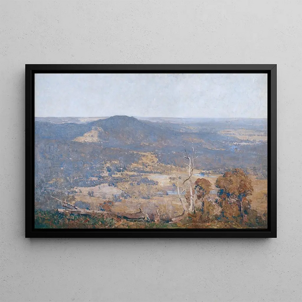 Australia Felix - Arthur Streeton — quadro incorniciato alla parete