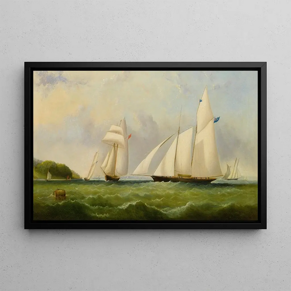 Arthur Wellington Fowles - The Yacht Cambria Racing Off Ryde Isle Of Wight.webp
