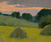 Mucchi di fieno - Arthur Wesley Dow — vista dell’opera