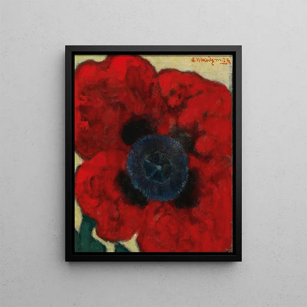 Fiore di papavero Mohnblume - Artur Nikodem — quadro incorniciato alla parete