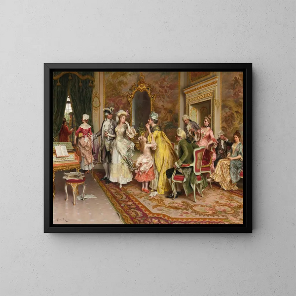 L'attesa - Arturo Ricci — quadro incorniciato alla parete