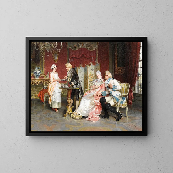Thé de l'après-midi - Arturo Ricci — quadro incorniciato alla parete