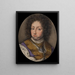 Charles XI, re di Svezia - Arvid Karlsteen — quadro incorniciato alla parete
