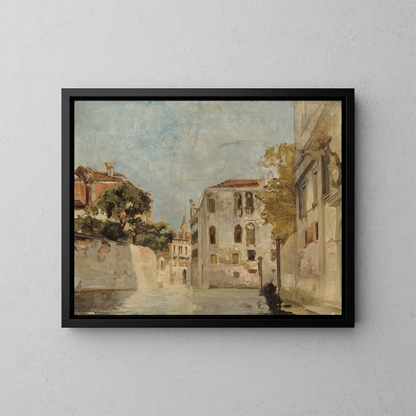 Vista di Venezia - Ary Arnold Scheffer — quadro incorniciato alla parete