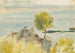 Paesaggio mediterraneo con due ovini - Ary Ernest Renan — vista dell’opera