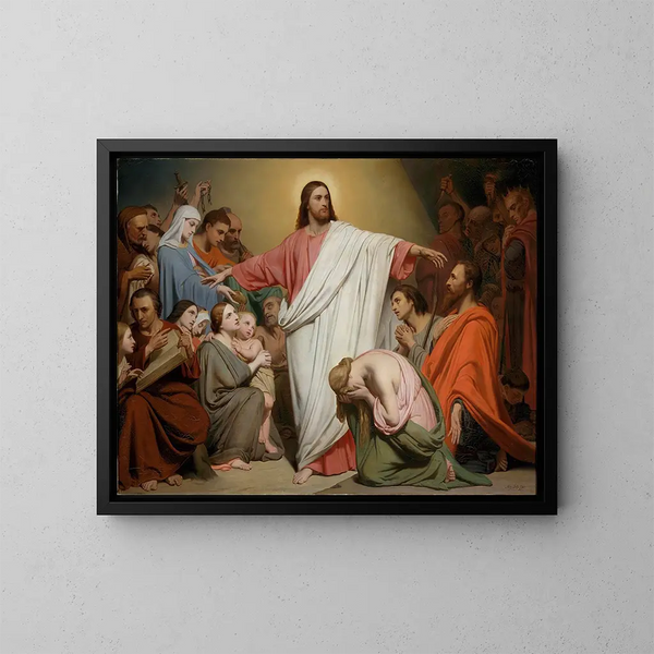 Christ Rémunérateur - Ary Scheffer — quadro incorniciato alla parete