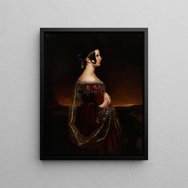 Ary Scheffer - Portrait of a Lady with Pearls.webp