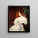 Ritratto presumibile della principessa Louise d'Orléans - Ary Scheffer — quadro incorniciato alla parete