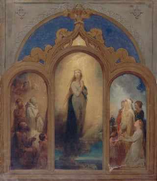 Ary Scheffer - Projet pour un triptyque.webp