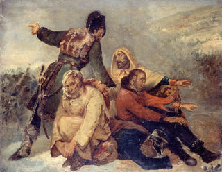 Ary Scheffer - Quatre soldats de larme en droute.webp