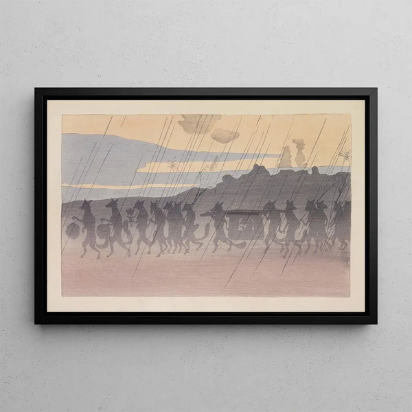 Mokugo zuansh Pl03 - Asai Chū — quadro incorniciato alla parete