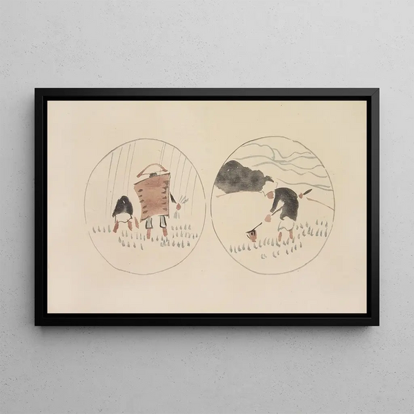 Mokugo zuansh Pl06 - Asai Chū — quadro incorniciato alla parete