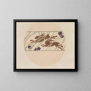 Mokugo zuanshi Pl11 - Asai Chū — quadro incorniciato alla parete