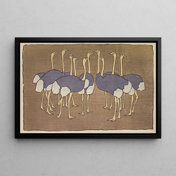 Mokugo zuansh Pl21 - Asai Chū — quadro incorniciato alla parete
