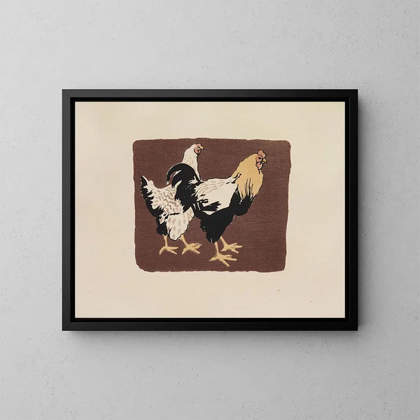 Mokugo zuanshi Pl23 - Asai Chū — quadro incorniciato alla parete