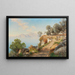 Vista su Capri - Ascan Lutteroth — quadro incorniciato alla parete