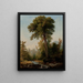 Un monarca naturale - Asher Brown Durand — quadro incorniciato alla parete