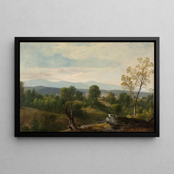 Vista della valle - Asher Brown Durand — quadro incorniciato alla parete