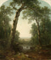 Ruisseau forestier con vista - Asher Brown Durand — vista dell’opera