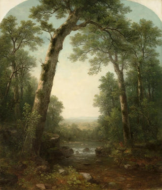 Asher Brown Durand - Forest Stream with Vista.webp
