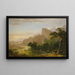 Paesaggio, scena di Thanatopsis - Asher Brown Durand — quadro incorniciato alla parete