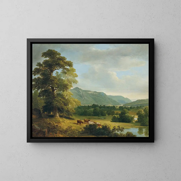 Studio di paesaggio a Dover Plains, New York - Asher Brown Durand — quadro incorniciato alla parete