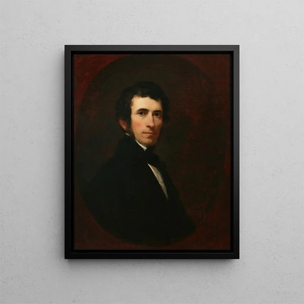Autoritratto - Asher Brown Durand — quadro incorniciato alla parete