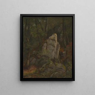 Asher Brown Durand - Study of Rocks in Pearsons Ravine.webp
