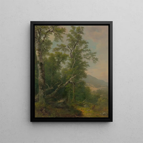 Studio degli alberi - Asher Brown Durand — quadro incorniciato alla parete