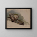Studio di una roccia - Asher Brown Durand — quadro incorniciato alla parete