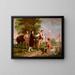 La cattura del maggiore André - Asher Brown Durand — quadro incorniciato alla parete