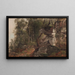 Alberi su una collina rocciosa - Asher Brown Durand — quadro incorniciato alla parete