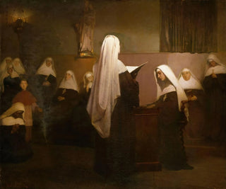 Asta Nrregaard - Christmas Night Mass celebrated in a French Nunnery.webp