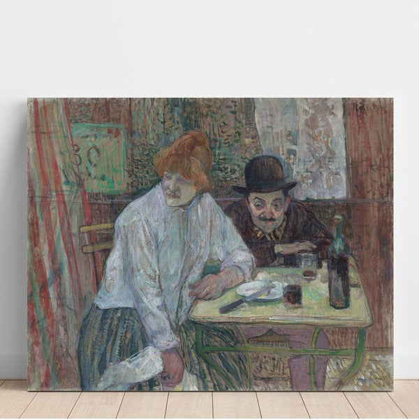 Riproduzione del dipinto al Caffè La Mie - Henri de Toulouse-Lautrec