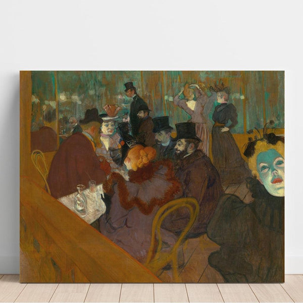 Riproduzione del dipinto al Moulin Rouge - Henri de Toulouse-Lautrec