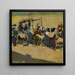 Al mercato - Konstantin Bauer — quadro incorniciato alla parete