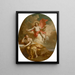 Apollo e una musa - Auger Lucas — quadro incorniciato alla parete