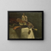 Nature morte con pantofole orientali - August Allebé — quadro incorniciato alla parete