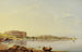 Vista di Pula con l'anfiteatro romano, Istria - August Anton Tischbein — vista dell’opera