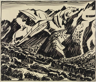 Paesaggio montano nel Bergell - August Babberger — vista dell’opera