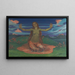 Donna sulla prateria risveglio - August Babberger — quadro incorniciato alla parete