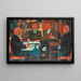 Ritratto di gruppo del Senato dell'Accademia di Karlsruhe - August Babberger — quadro incorniciato alla parete