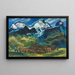 Mandria di mucche in alta montagna - August Babberger — quadro incorniciato alla parete