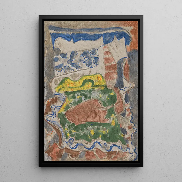 Paesaggio - August Babberger — quadro incorniciato alla parete