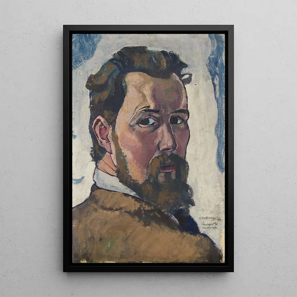 Autoritratto - August Babberger — quadro incorniciato alla parete