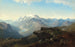 Paesaggio montano - August Becker — vista dell’opera