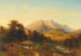 Vista sull'Untersberg al crepuscolo - August Becker — vista dell’opera