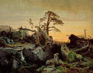 Paesaggio - August Cappelen — vista dell’opera