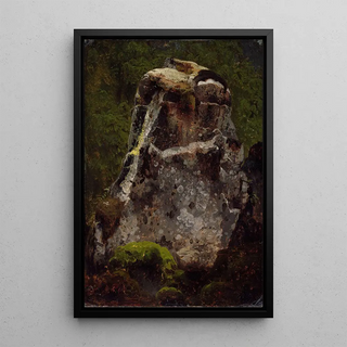 August Cappelen - Study of a Rock.webp